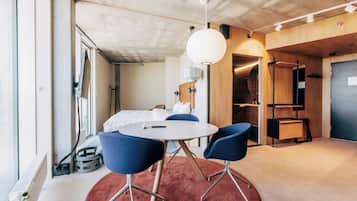 Laptop workspace, iron/ironing board, cribs/infant beds, free WiFi