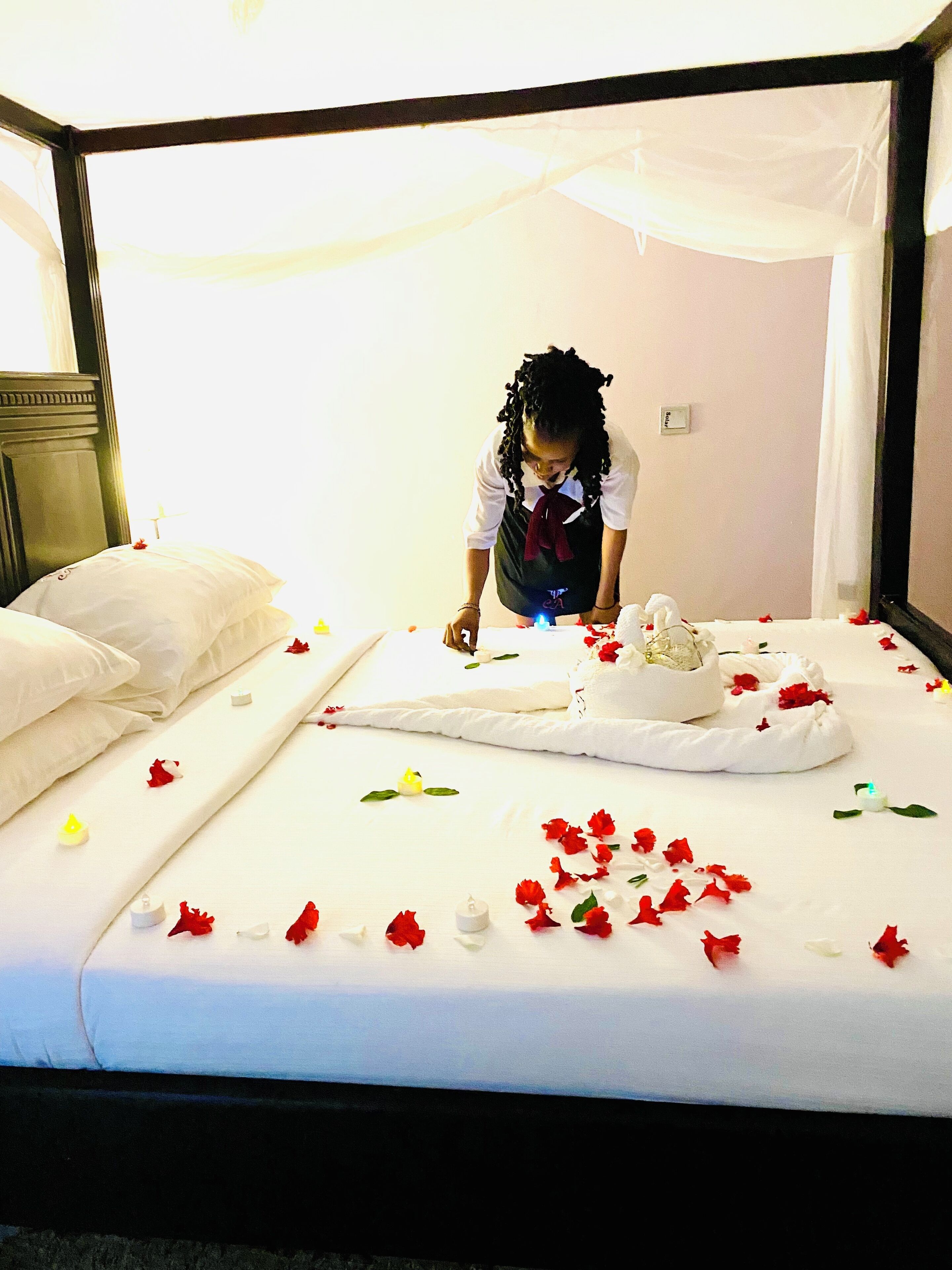 Basic Room | Individually furnished, desk, laptop workspace, blackout curtains