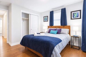 3 makuuhuonetta, silitysrauta/-lauta, vauvan matkasänky, ilmainen Wi-Fi