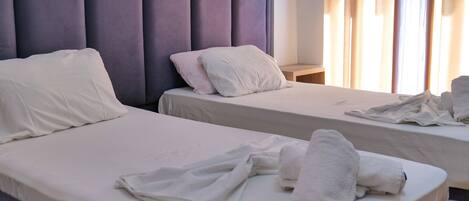 Dubbelrum - 1 dubbelsäng eller enkelsängar | Sängkläder