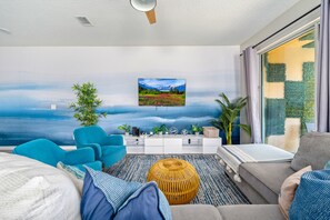 Smart-TV, videospill, bøker og filmbibliotek