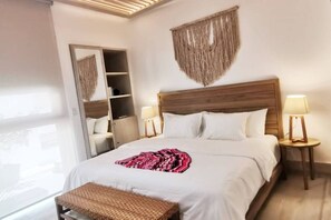 1 dormitorio, tabla de planchar con plancha, wifi gratis y ropa de cama