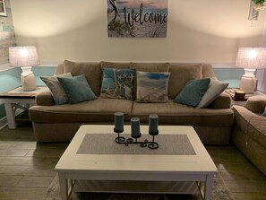 TV, fireplace, DVD player