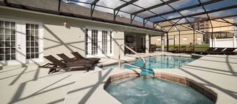 3 Miles to Disney! Themed Home FREE Heated Pool & Spa Theater Grill & 7 Bedrooms