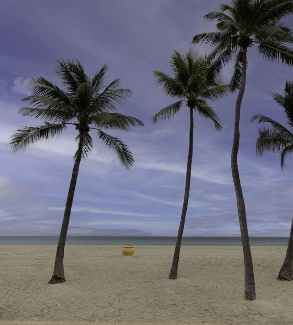 Sun loungers, beach towels
