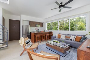 Smart-TV og stereoanlegg