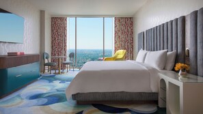 Hypo-allergenic bedding, in-room safe, individually decorated