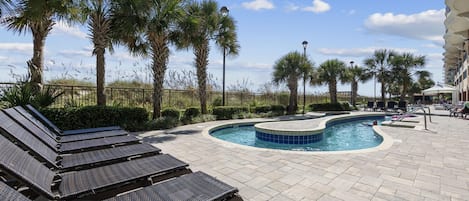 Indoor pool, a heated pool