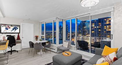 Waterview Bright AC condo in vancouver DT2BR3BD 2BTsleeps 6 guests free parking