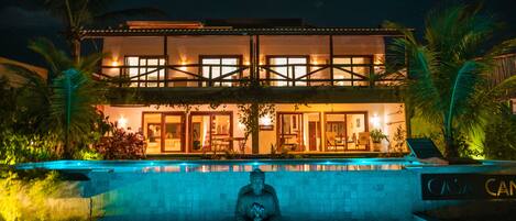 Indoor pool, outdoor pool