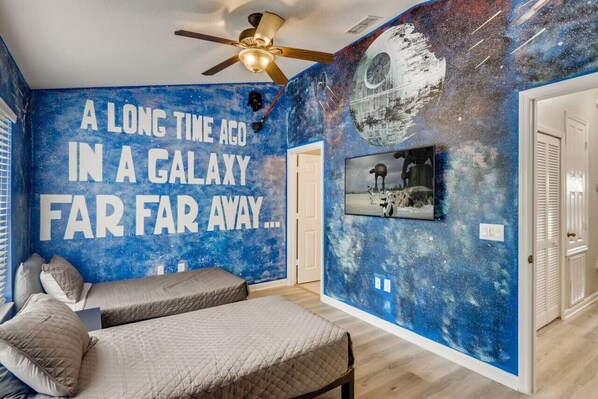 3 bedrooms, desk, travel crib, free WiFi