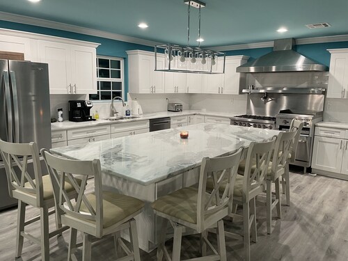 New 3 bedroom 3 full bath house with a boat slip