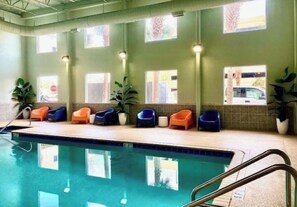 Indoor pool, a heated pool