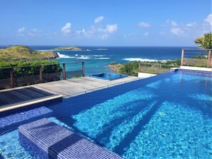 Una piscina riscaldata