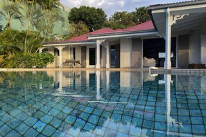 Una piscina climatizada