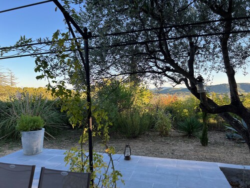 Ground floor with swimming pool and large terrace