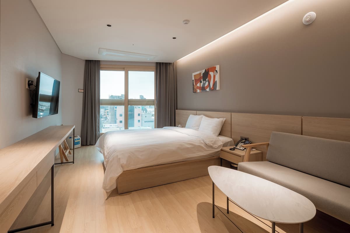 Literie de qualité supérieure, chambres insonorisées, Wi-Fi gratuit