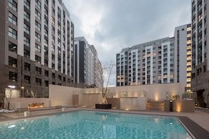 Seasonal outdoor pool