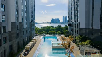 Seasonal outdoor pool