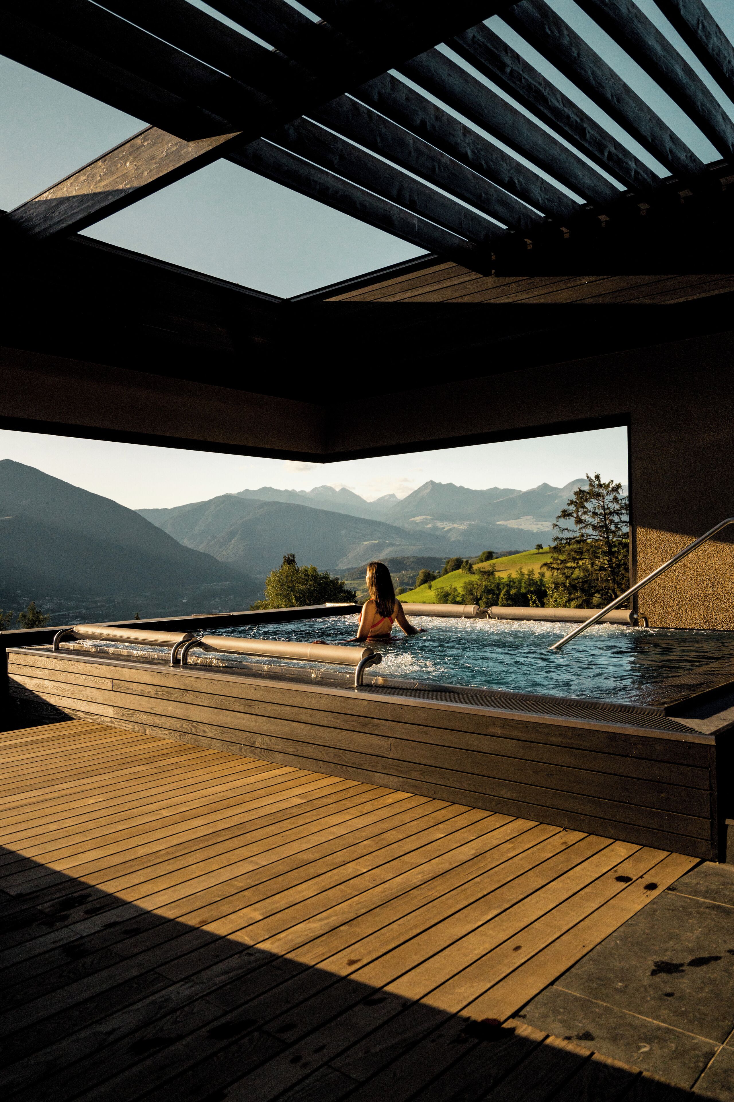 Bồn tắm spa ngoài trời