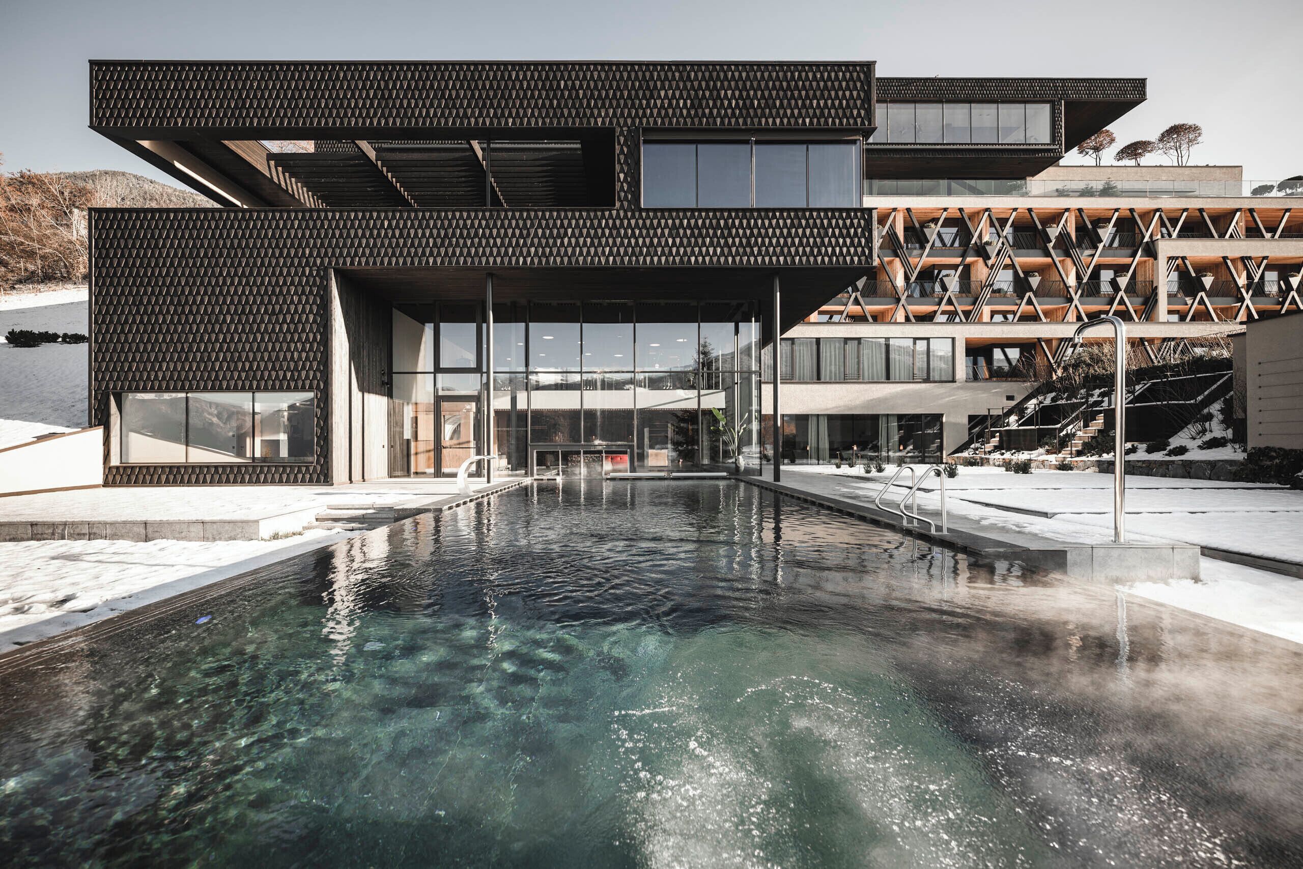 Majoituspaikan julkisivu