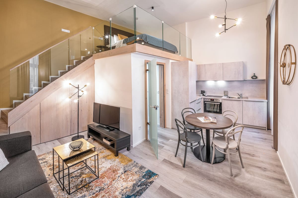 Appartement, 1 chambre | Coin séjour