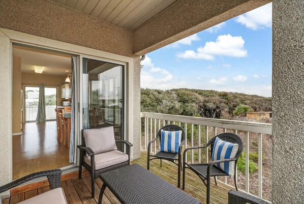 House, 2 Bedrooms | Terrace/patio - Spacious Home with Private Balcony and Ocean View by RedAwning (Fernandina Beach)