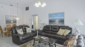 House, 3 Bedrooms | Living area | TV