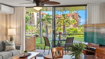 Condo, 1 Bedroom | Living area | Smart TV