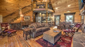 Interior - Trout House by Escape to Blue Ridge (Mineral Bluff)