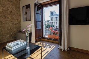 Junior Suite Duplex with balconies | Blick auf die Straße