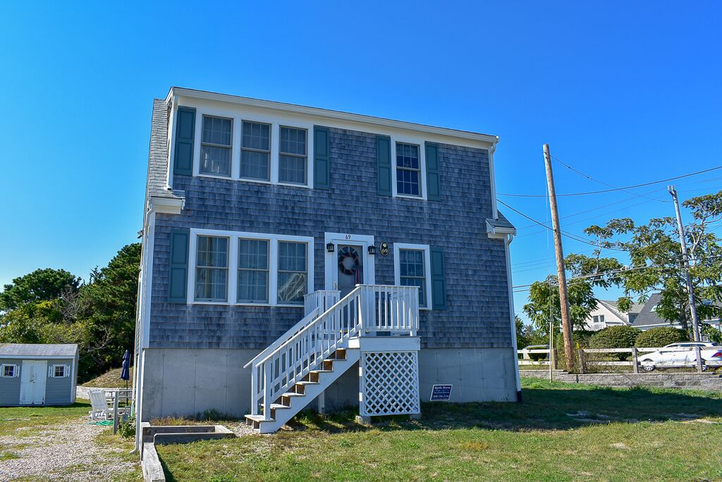 Three bedroom home with central air located .2 miles to South Village Beach