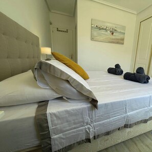 2 habitaciones, escritorio, tabla de planchar con plancha y wifi 