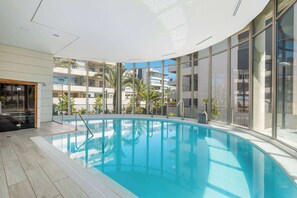 Indoor pool - Green Hills Getaway Apart with Pools & Spa  EB7 (Orihuela)