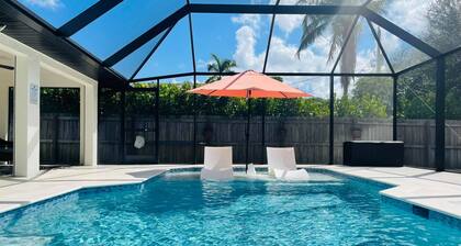 Special Offer + Discounts! Tranquil 3BR/2BA Home w/Heated Saltwater Pool