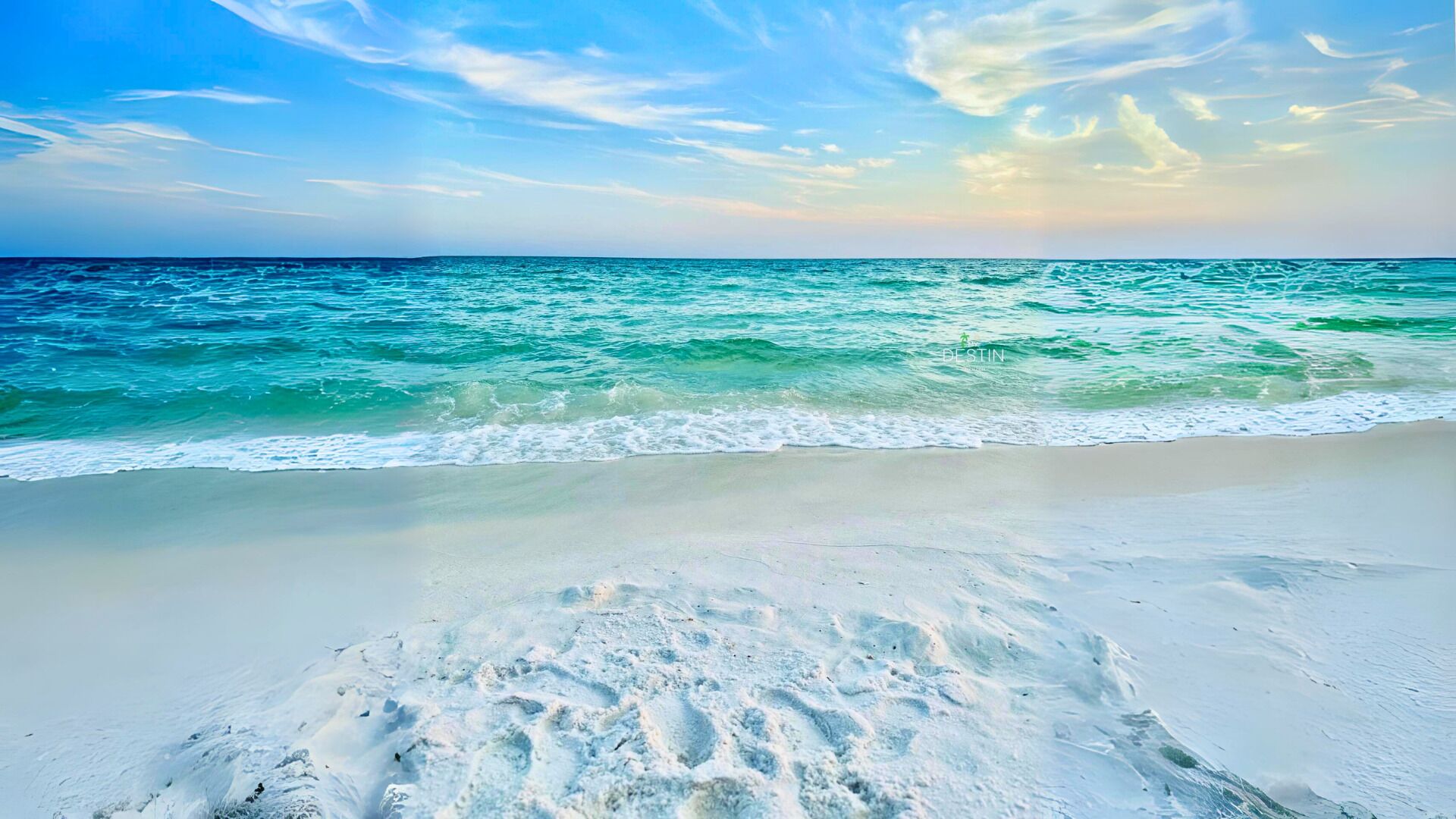 On the beach, sun loungers