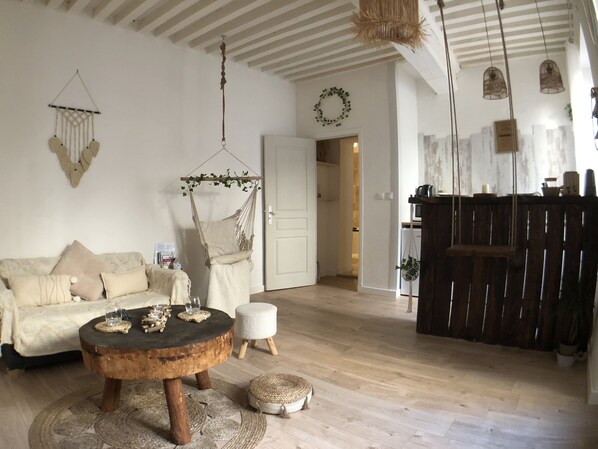 Living area - LE BALI, Apartment T2, hyper center Mâcon (Mâcon)