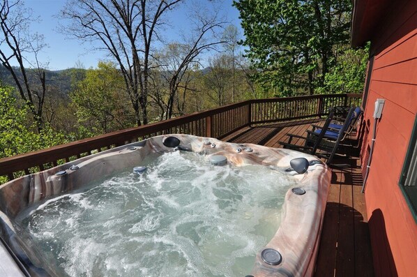 Bain à remous extérieur