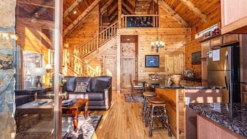 TV, fireplace, DVD player