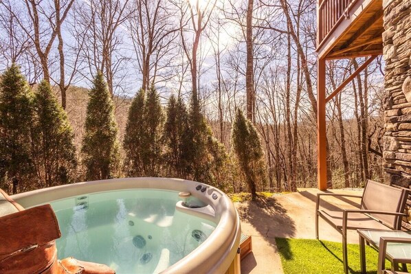 Baignoire à remous extérieure