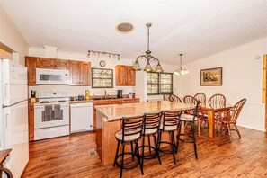 Fridge, microwave, oven, stovetop - Escape to Waterfall Hideaway (Bryson City)