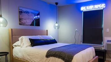 1 camera, una scrivania, Wi-Fi gratuito, lenzuola