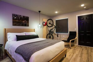 1 slaapkamer, een bureau, gratis wifi, beddengoed
