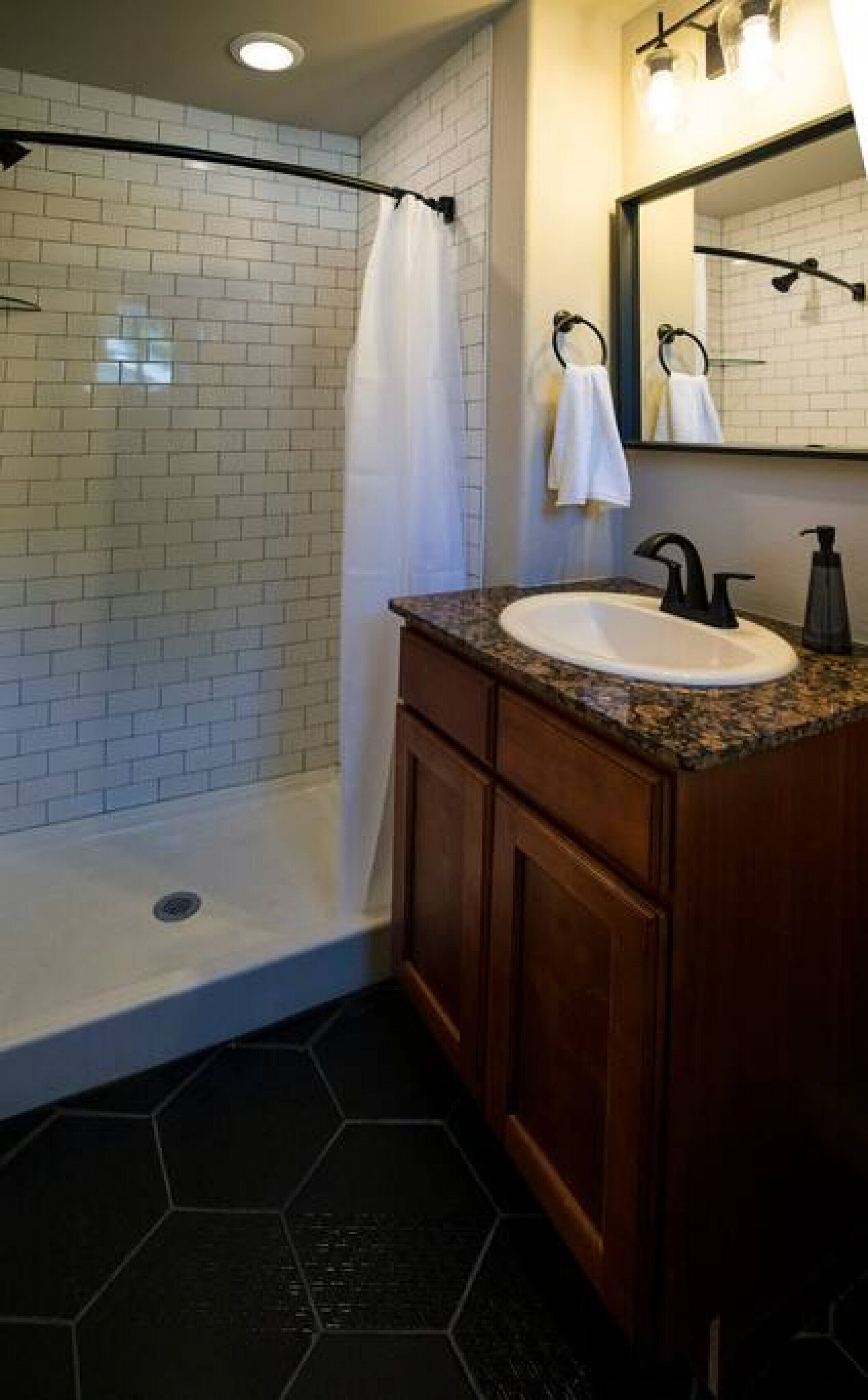 Hair dryer, towels
