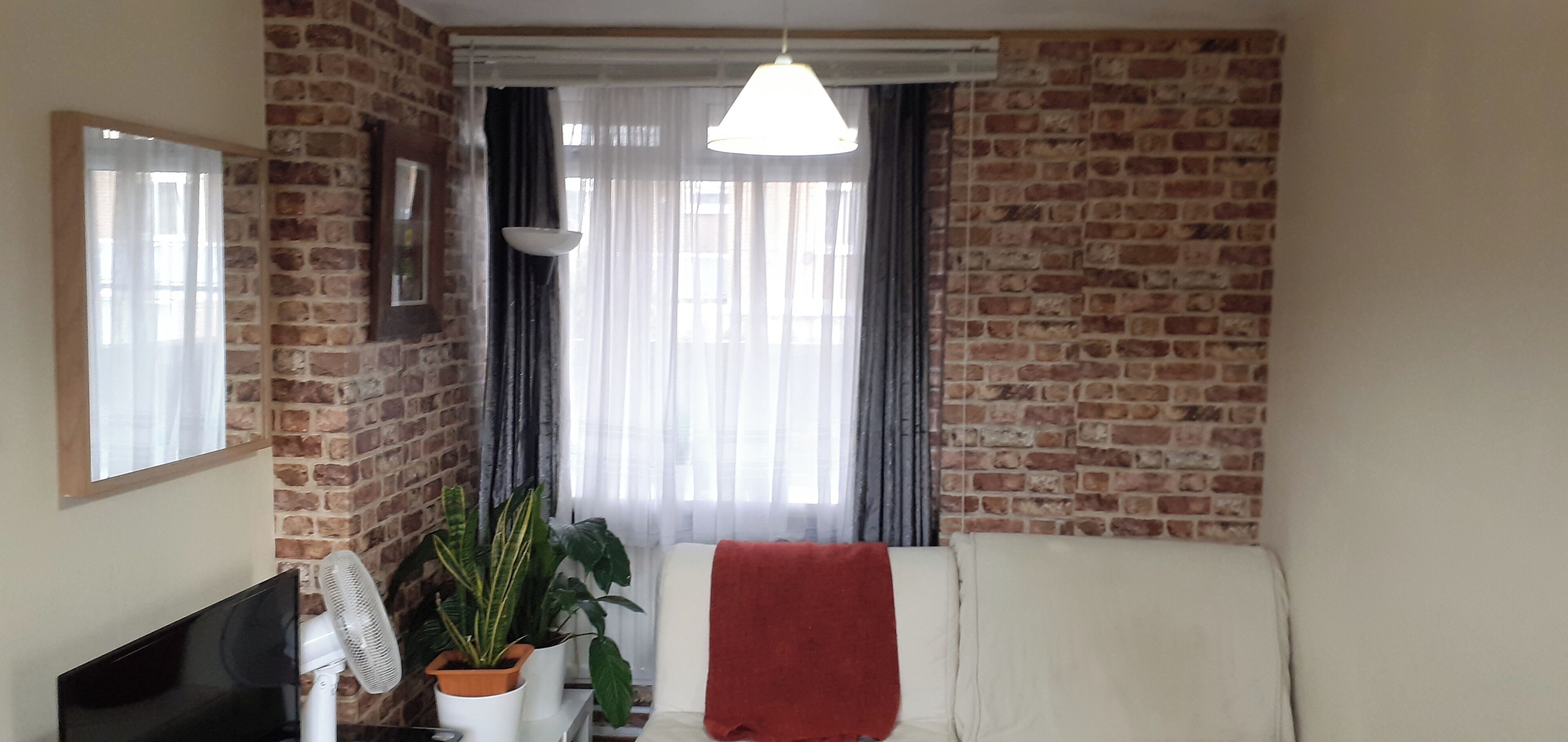 30-inch TV with cable channels