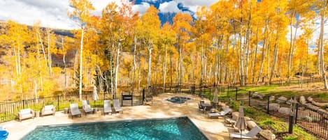Una piscina climatizada