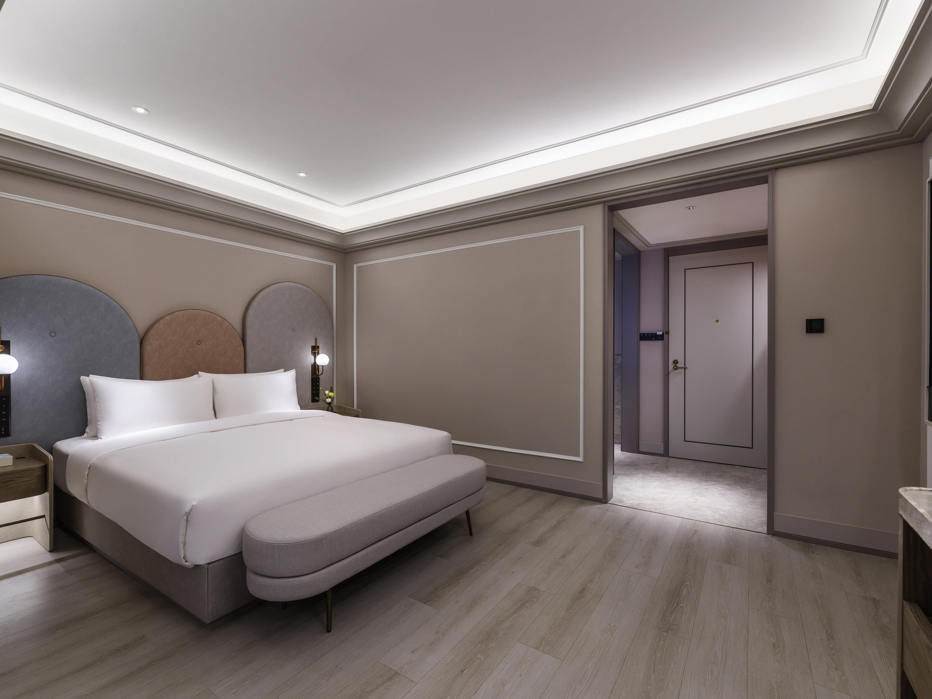 客房, 1 张特大床 | 免费 WiFi、床单、轮椅无障碍