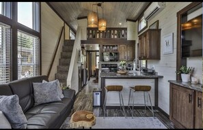 Living area - LakeFront Tiny Home MINUTES to Downtown Blue Ridge (Morganton)