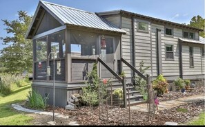 Exterior - LakeFront Tiny Home MINUTES to Downtown Blue Ridge (Morganton)