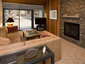 TV, fireplace, Netflix, streaming services